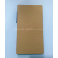 Promocional papel reciclado cuaderno pluma conjunto